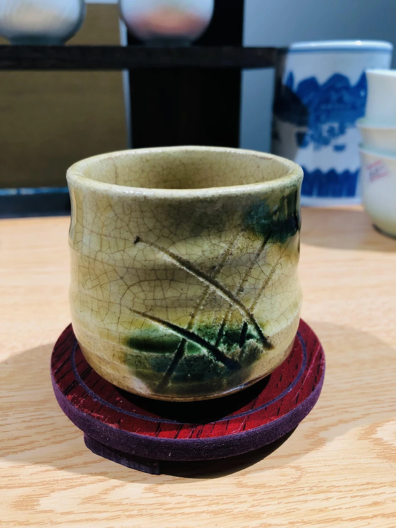 A167 日式粗陶开片手工茶杯 满25包邮