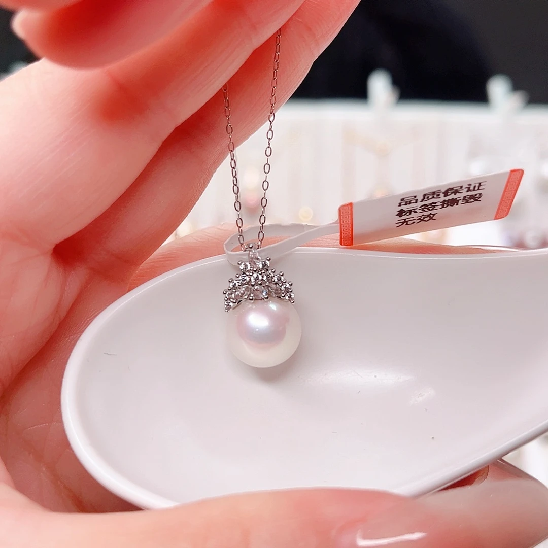 淡水珍珠吊坠(赠链)合金