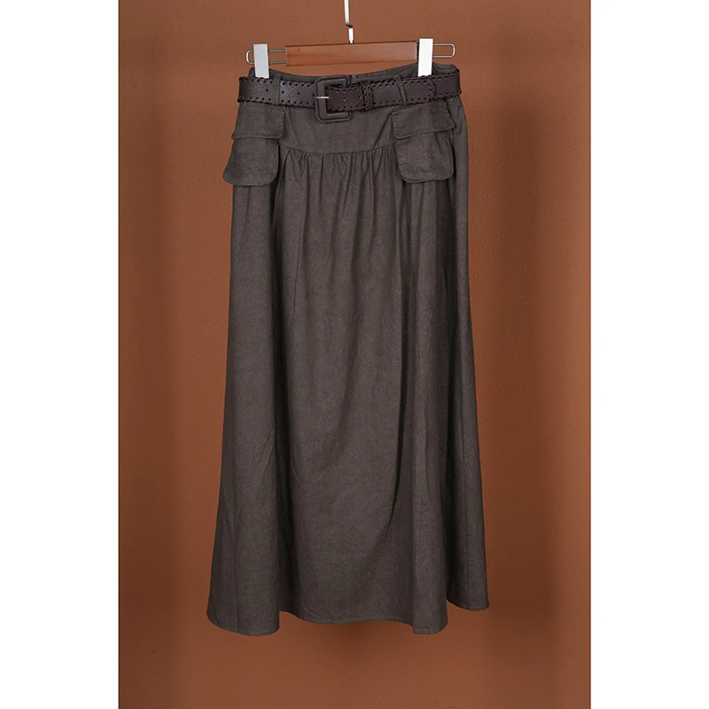 【与风萦】酷感套装之半身裙 时尚休闲百搭复古