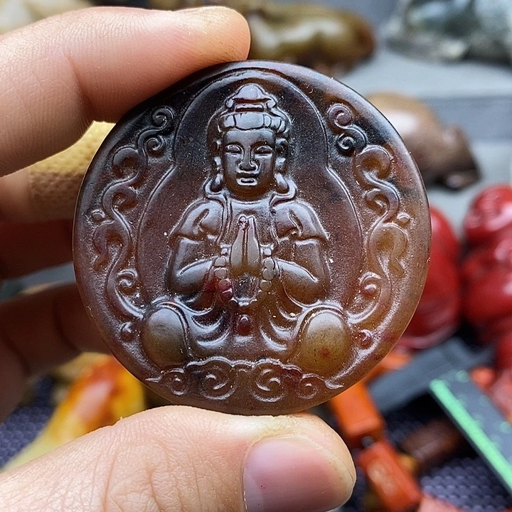 未镶嵌蛇纹石玉颈饰