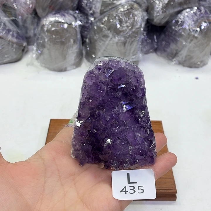 水晶摆件未镶嵌天然紫水晶