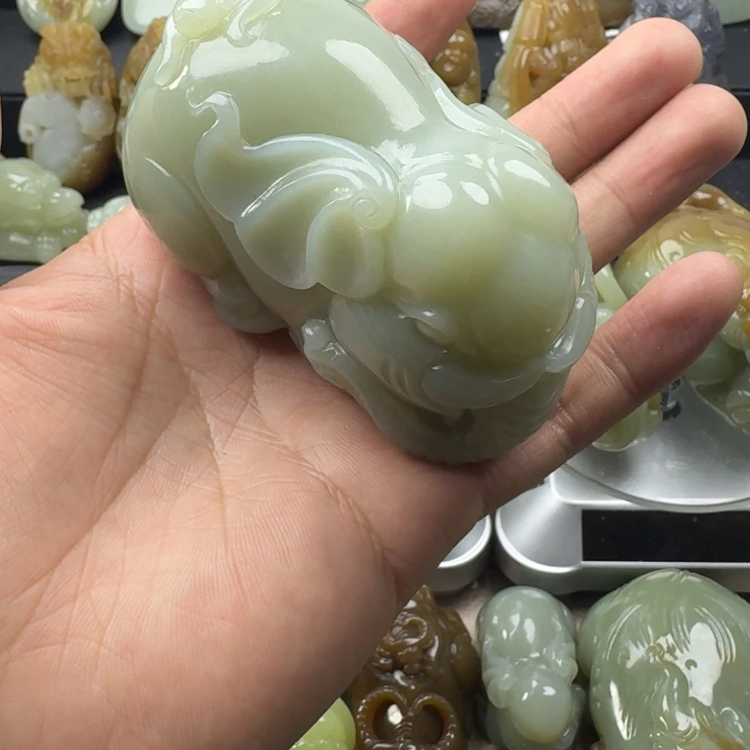 凤***凰和田玉未镶嵌把件