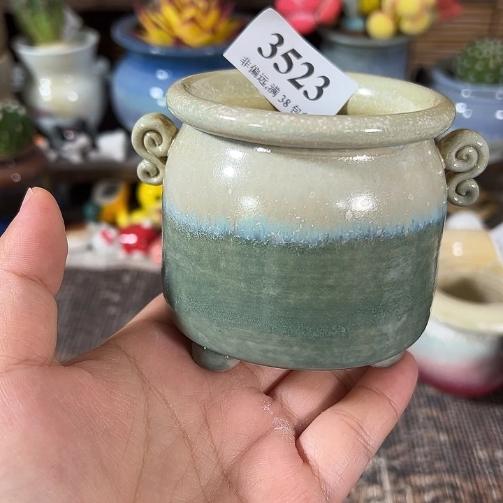 口6 手工花盆满30包邮