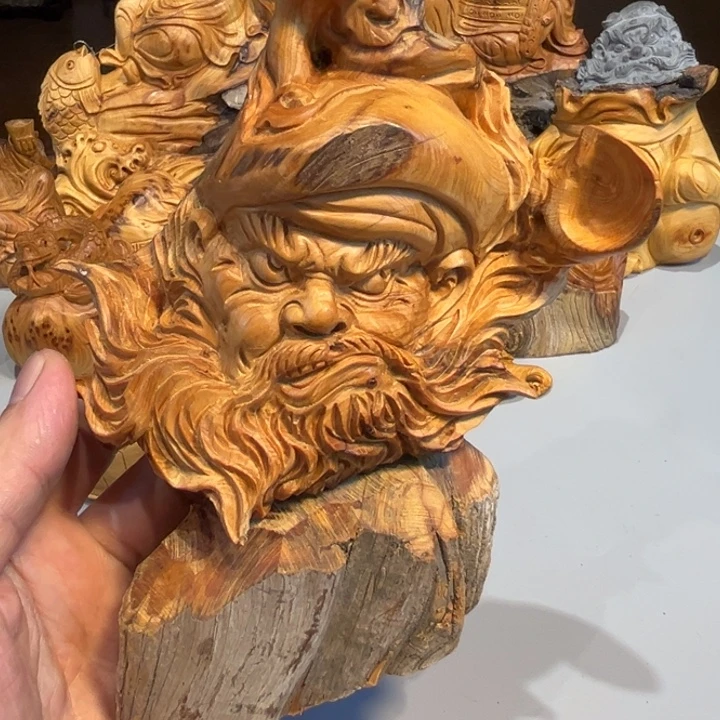 柏木（崖柏）根雕工艺摆件