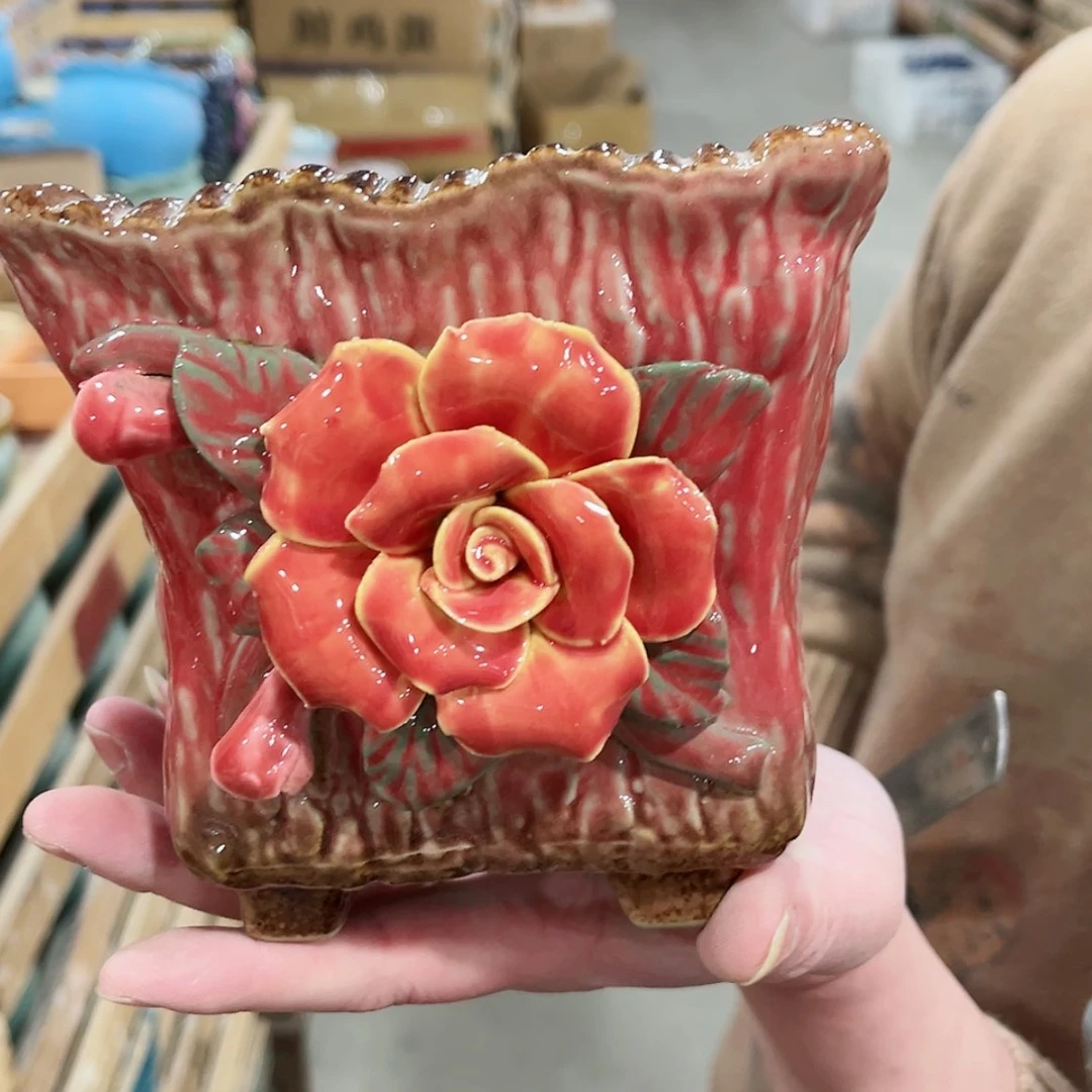 【闪购商品】陶瓷陶瓷多肉植物花盆