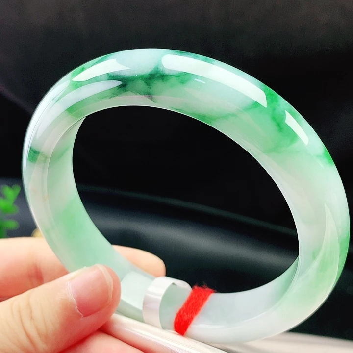 翡翠未镶嵌手镯60圈