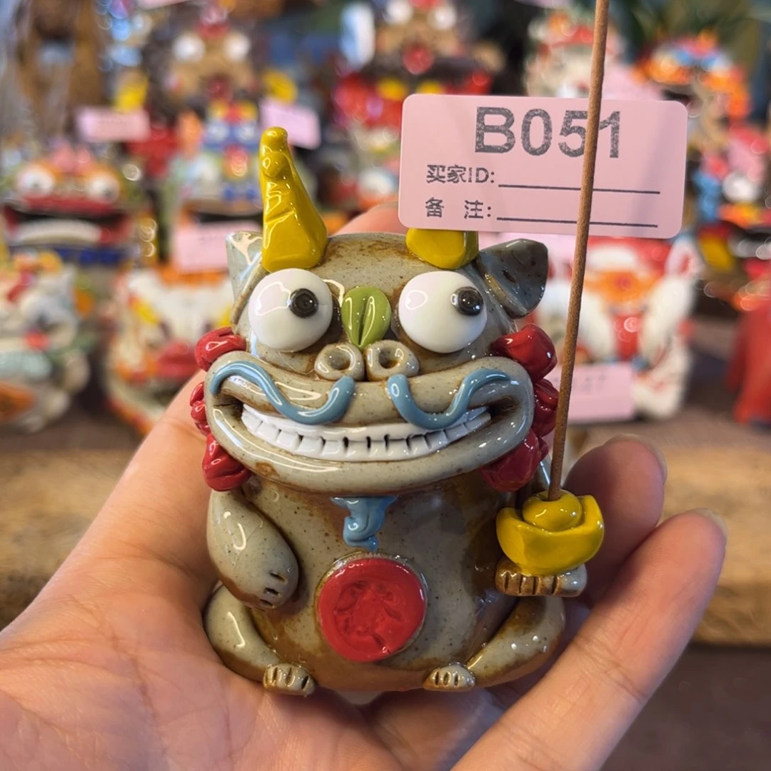 泥塑纯手工茶宠摆件