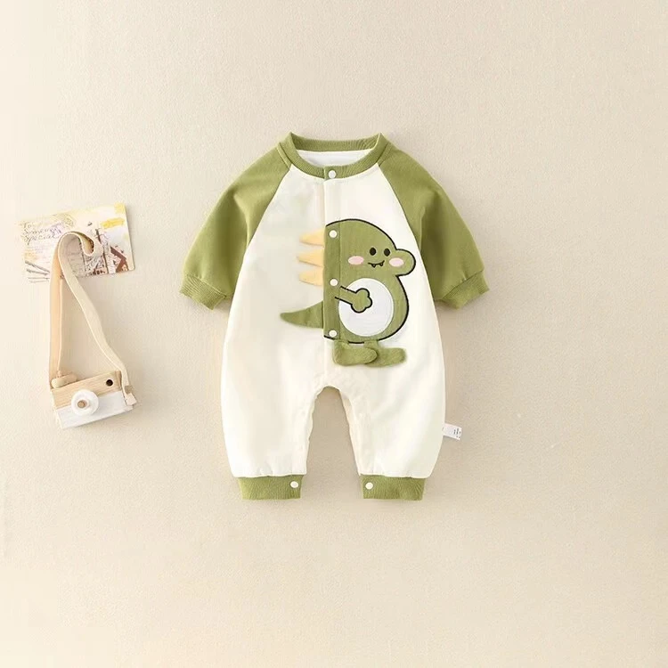 2400053卡通小恐龙宝宝连体衣