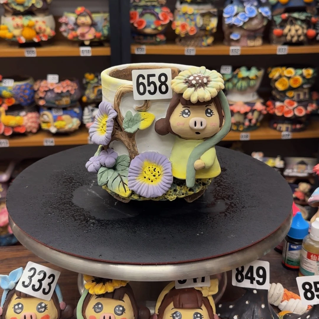 【闪购商品】粗陶手捏