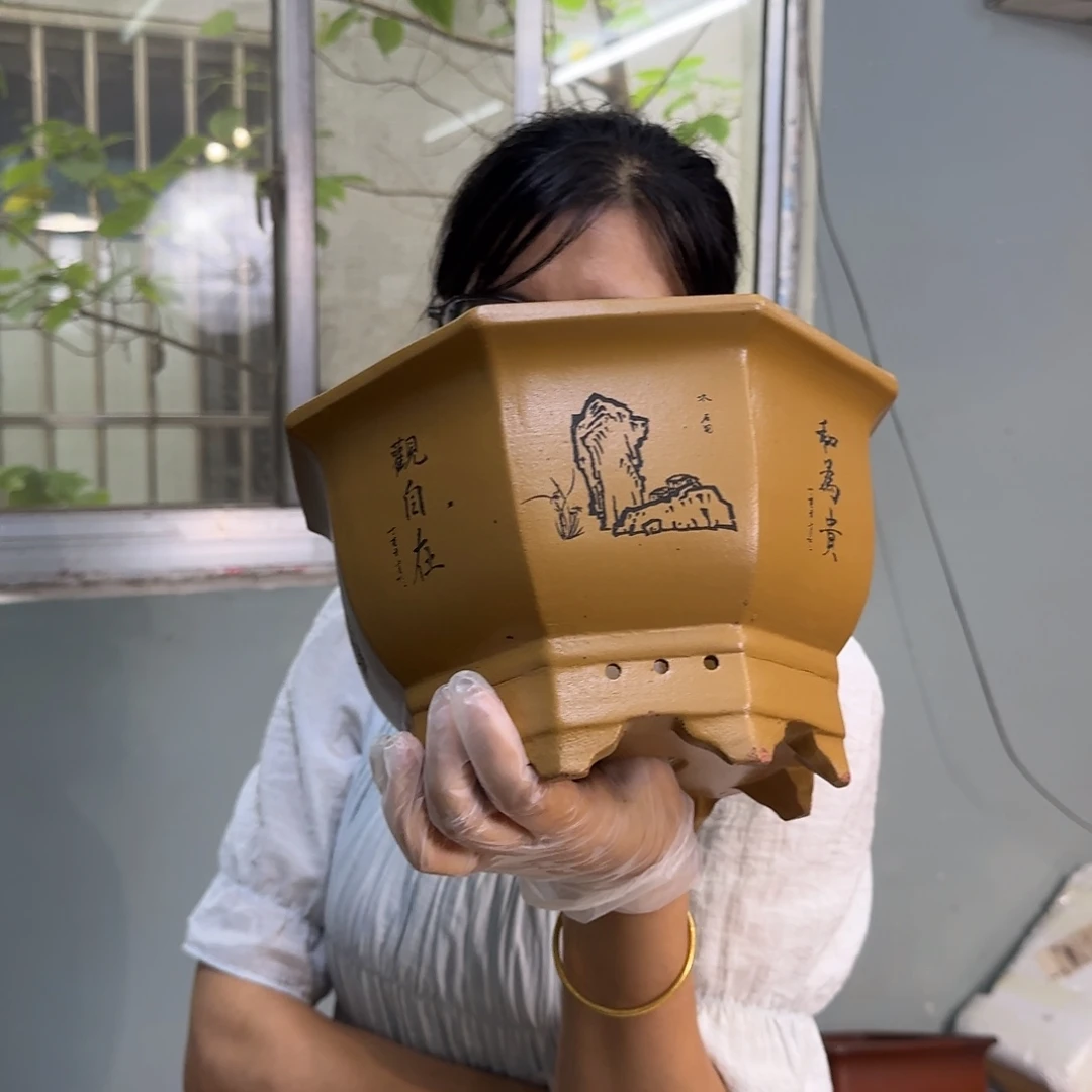 紫砂花盆紫砂口径27