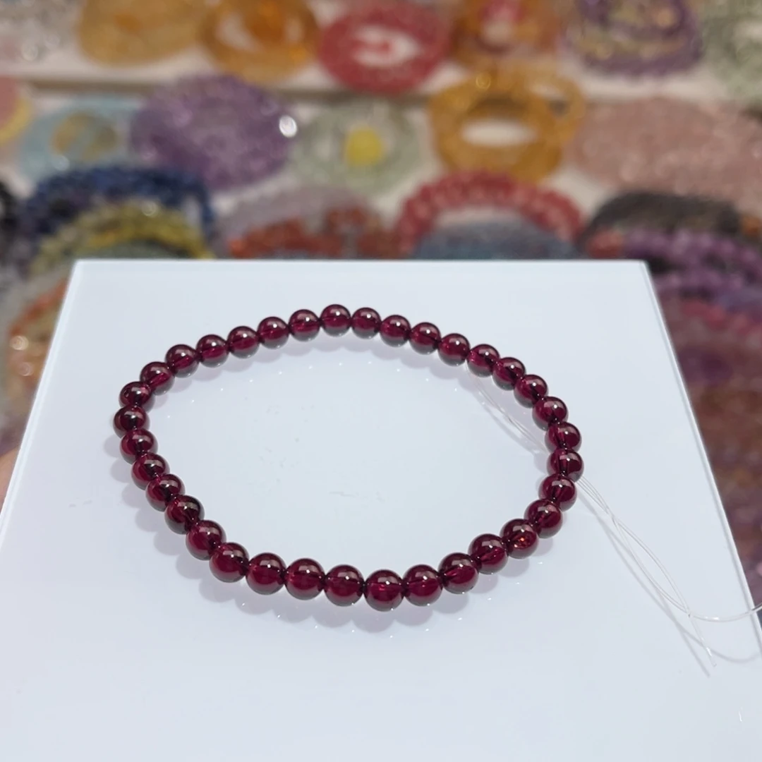 未镶嵌水晶手链5m紫牙乌单圈