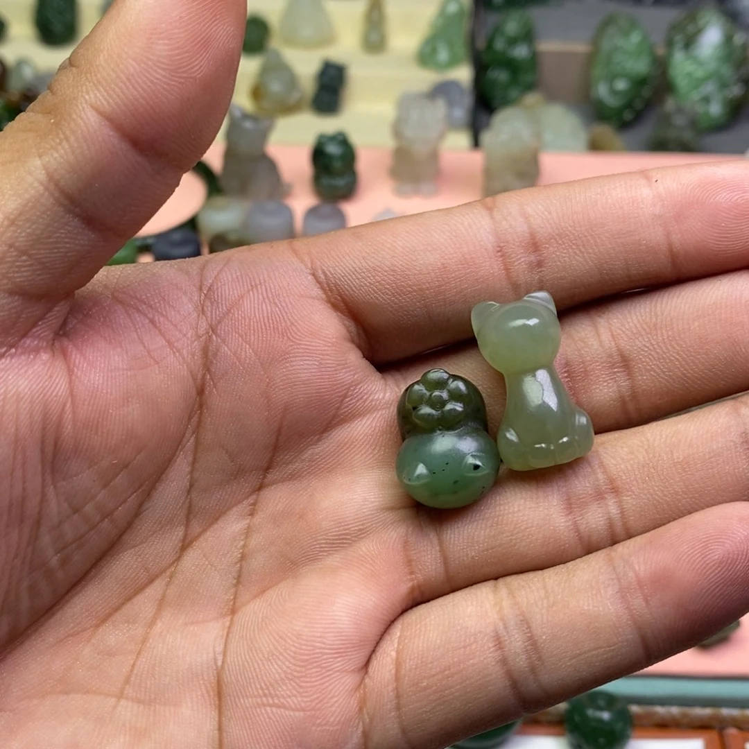 和田玉未镶嵌吊坠(不含链)浩**虹