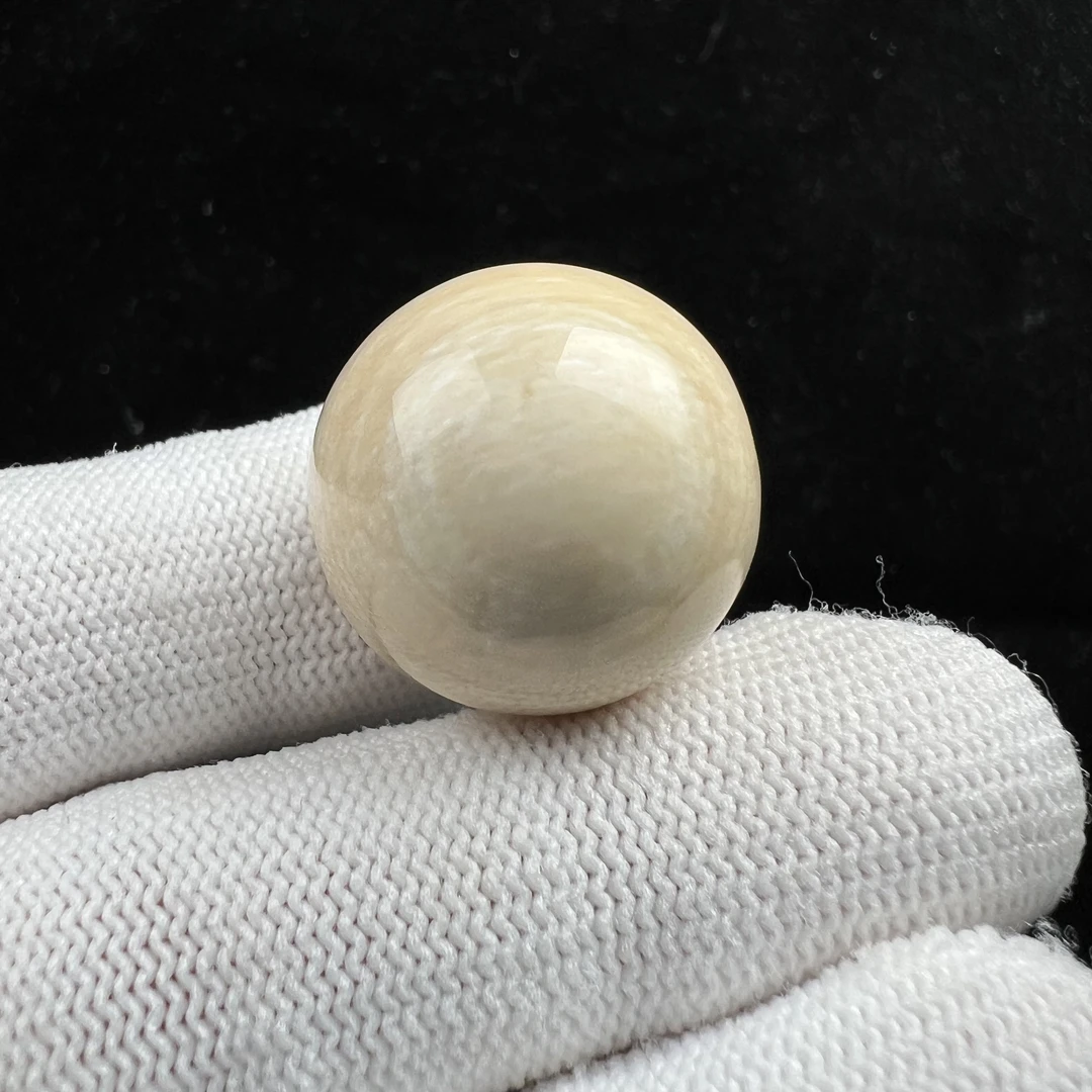 D3859天然猛犸牙 单珠 20.5mm支持鉴定 假一罚四