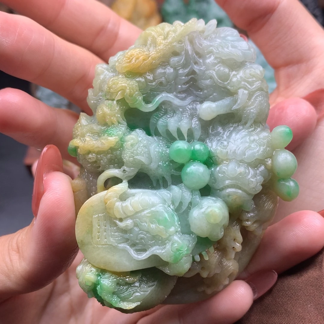 回***…定制翡翠未镶嵌翡翠