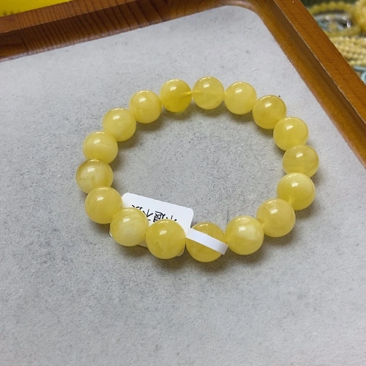 裸石蜜蜡未镶嵌手串