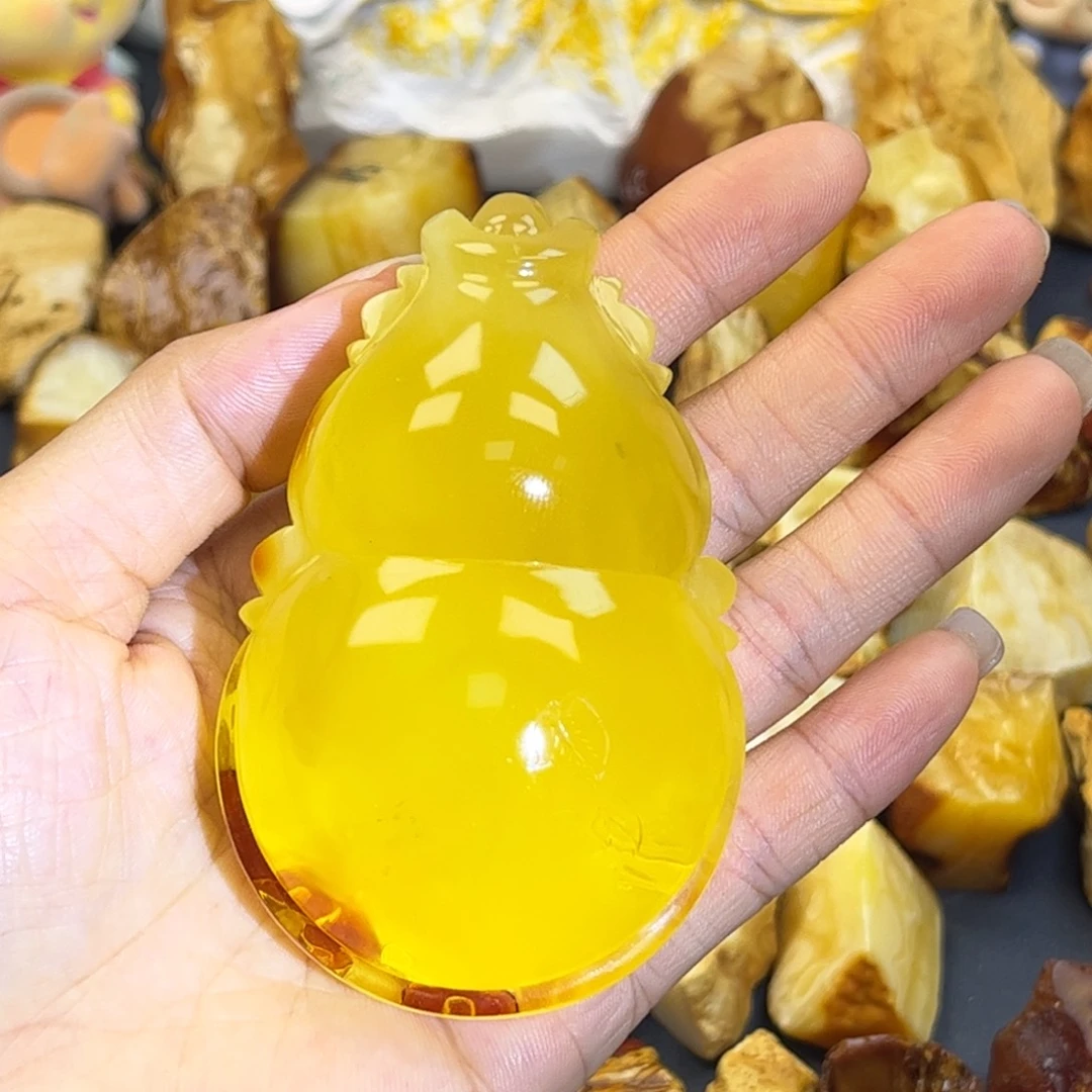 定制琥珀未镶嵌蜜蜡定制