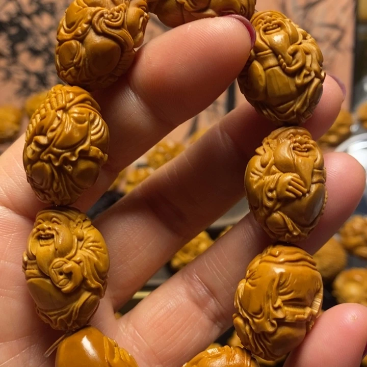 橄榄核手串/手链小八方