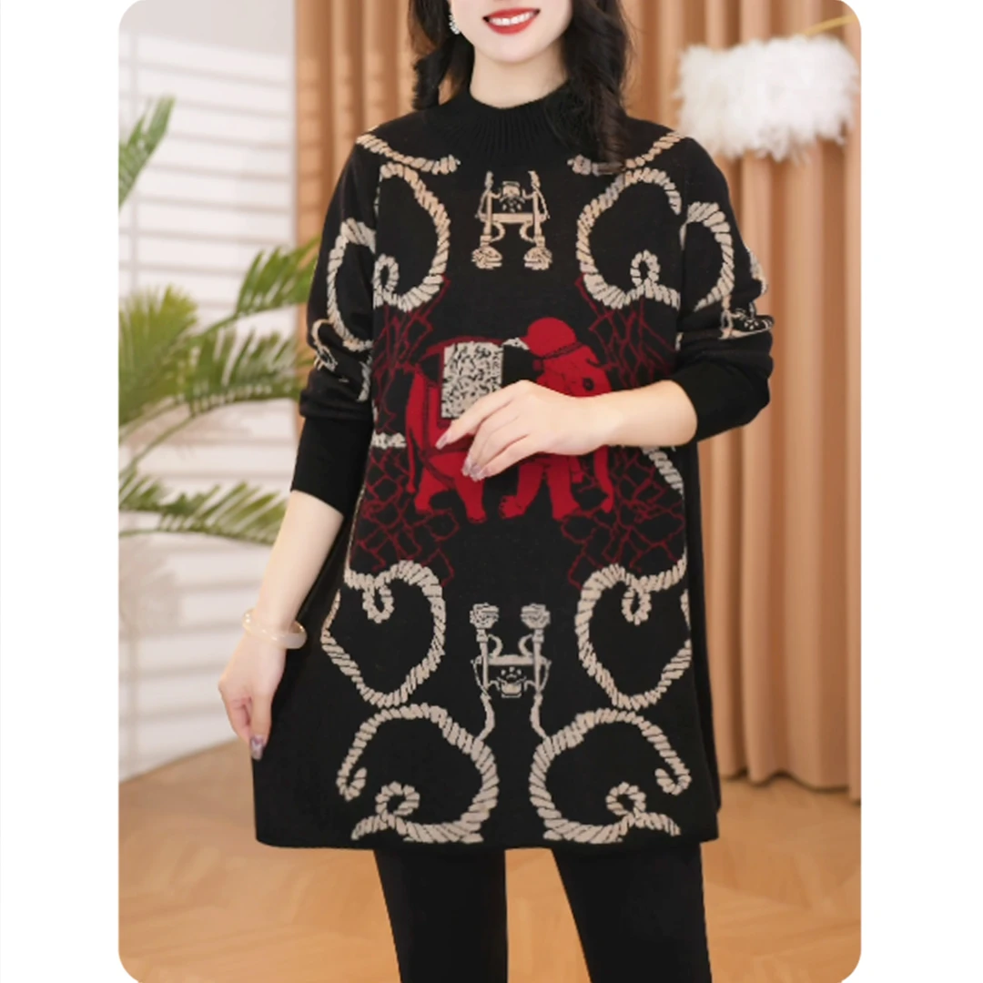 [DTS4]红象新款时髦女士毛衫上衣显瘦女装4S02254271