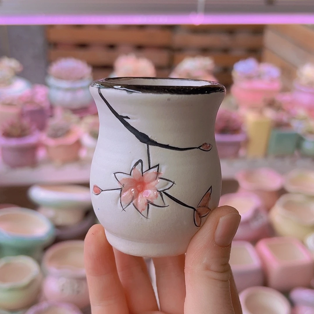 陶瓷花盆当场满12包邮