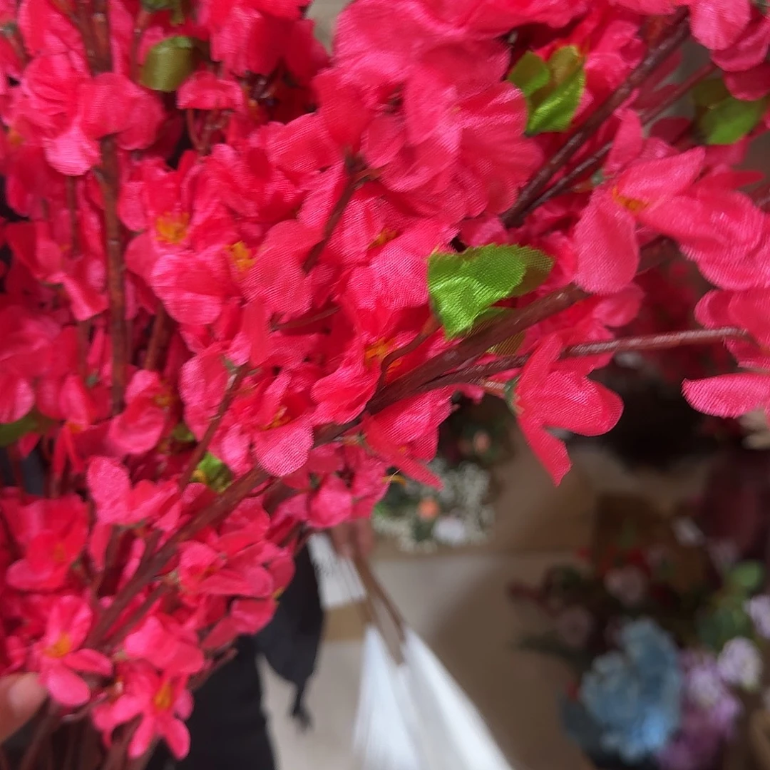 820号玫红色梅花10支