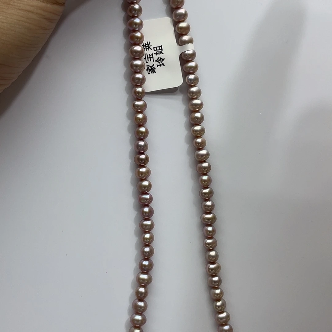 淡水珍珠银S925镶嵌颈饰