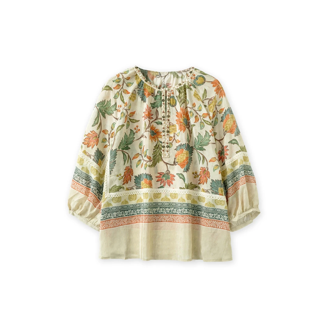 【挺挺】2025新款新款桑蚕丝小衫YJHY-H922809