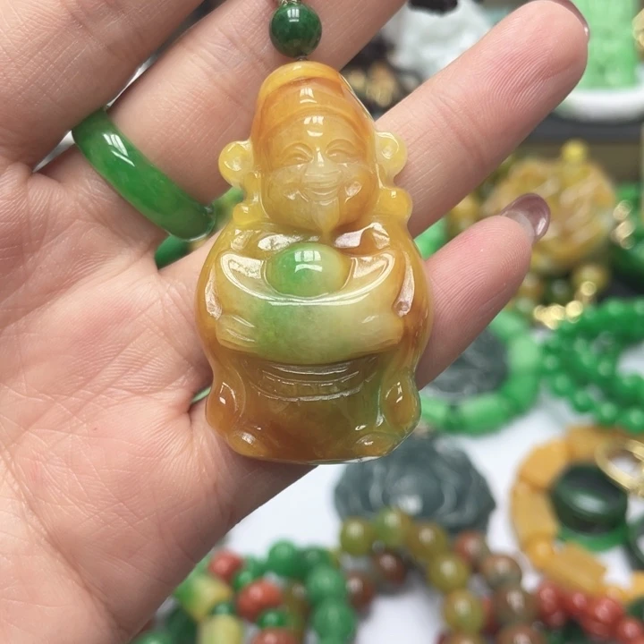 翡翠未镶嵌手链项链17