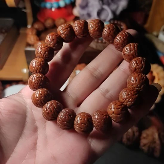 吊坠文玩核桃15金丹大年份就一条