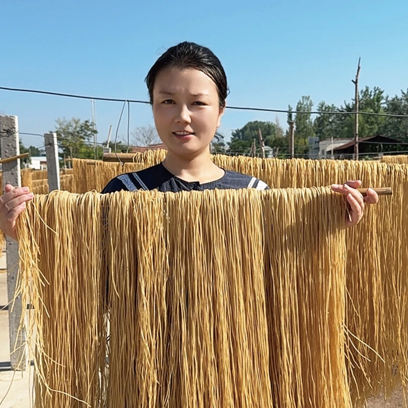 山东传统农家手工红薯粉条地瓜粉条自然晾晒3斤5斤劲道支持试吃