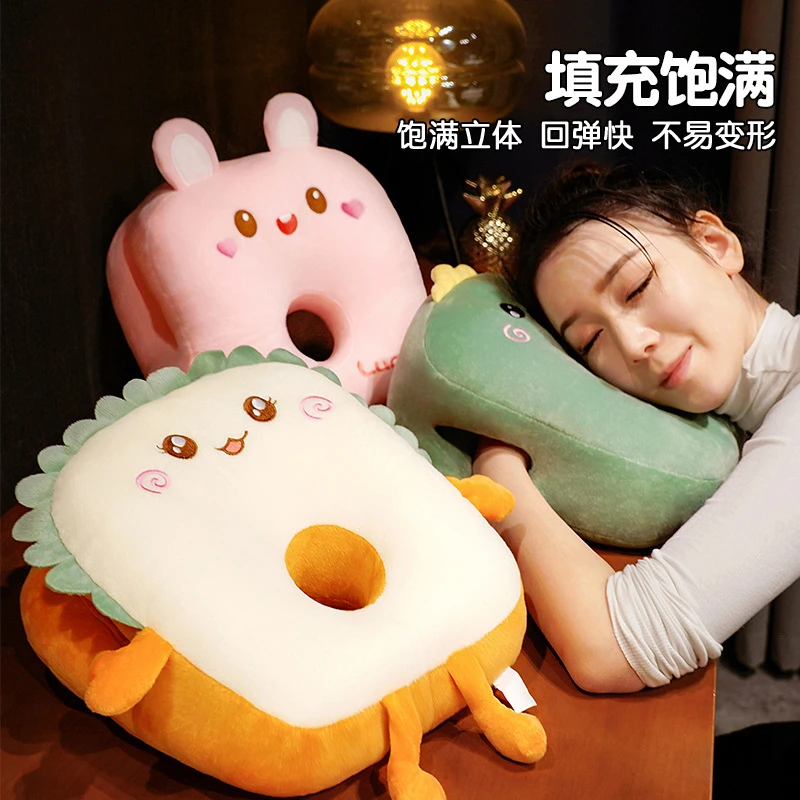 儿童桌上枕头午睡枕抱枕夏装睡觉神器办公室趴睡枕女生午休小学生