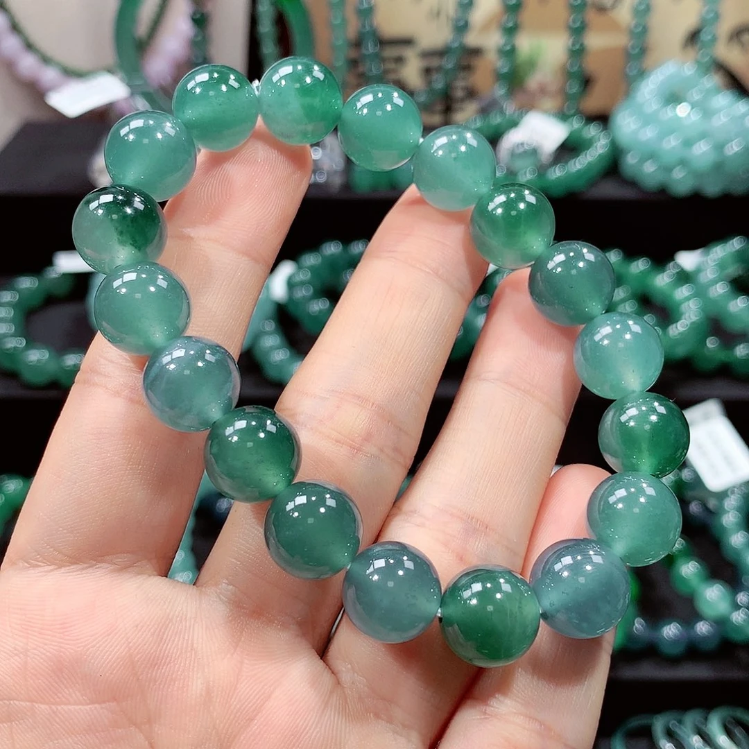 普***斯翡翠未镶嵌手链卡11.8