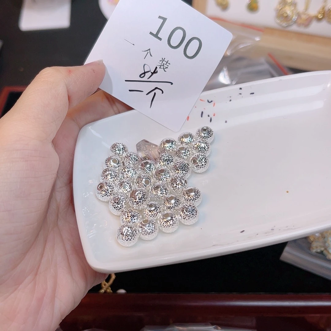 紫晶珠宝半成品银S925镶嵌100