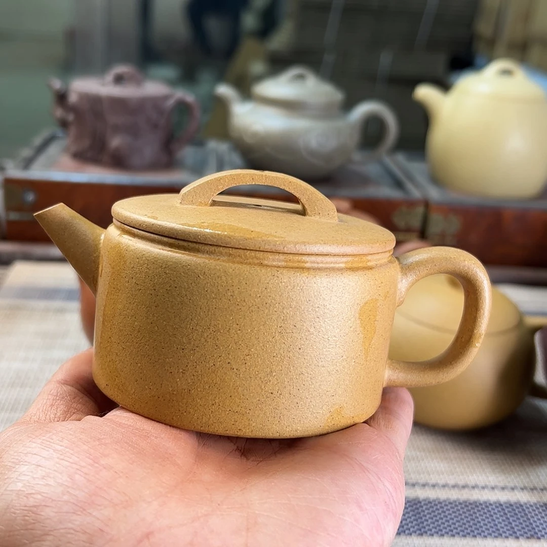 紫砂茶壶黄金段汉瓦