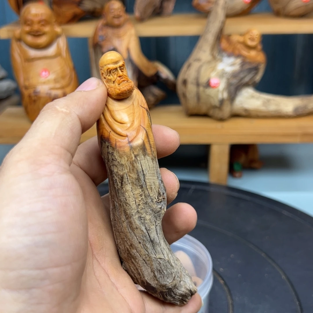 木赵*崖柏木摆件手把件
