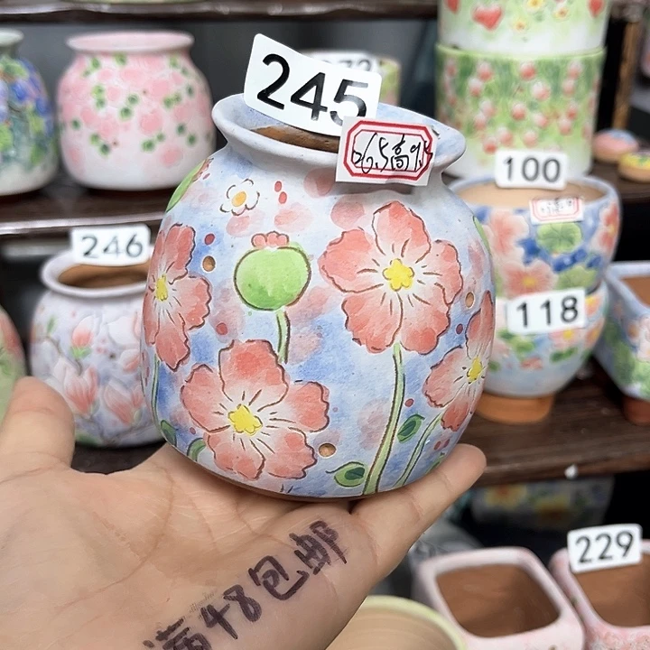 手工制作多肉花盆