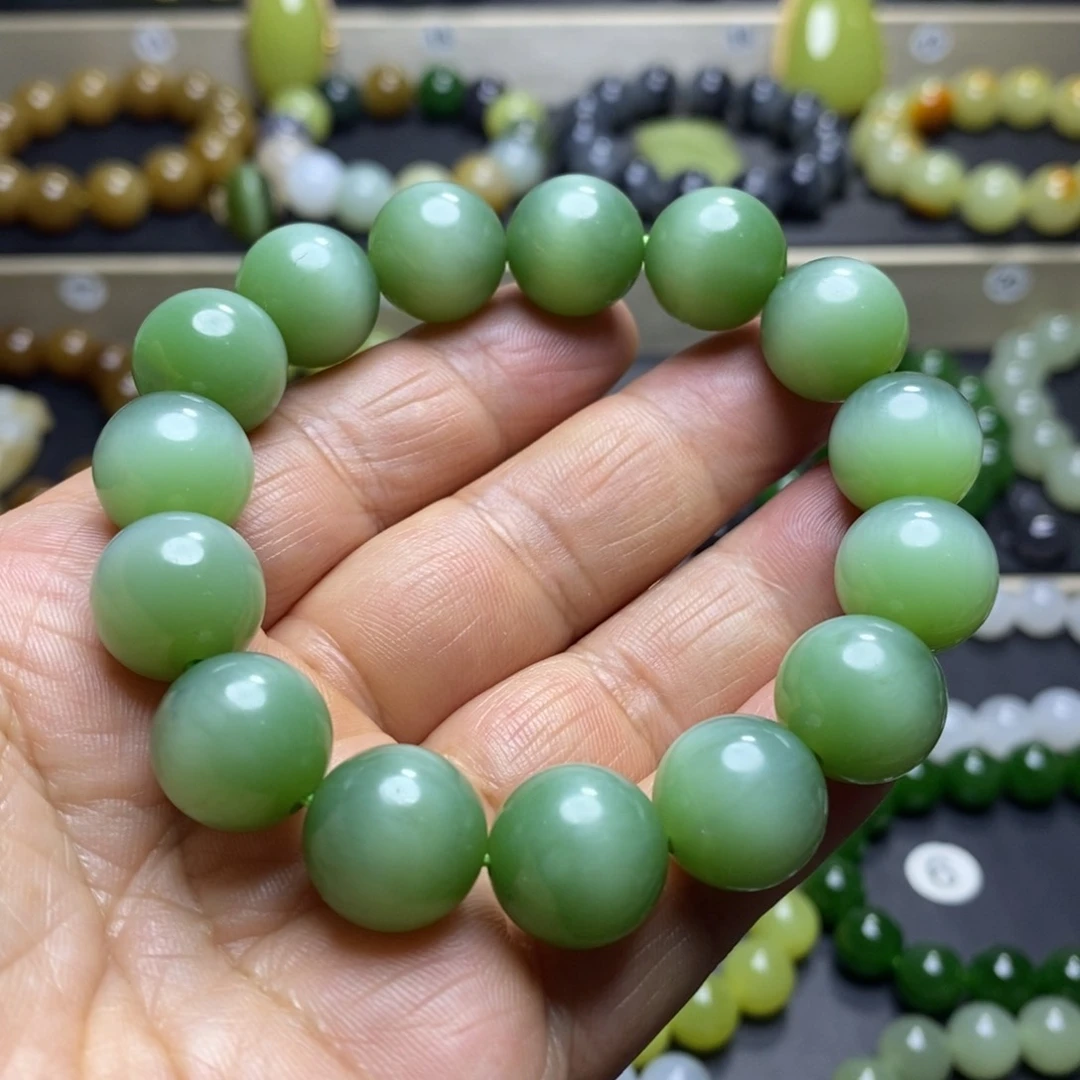 和田玉手串未镶嵌