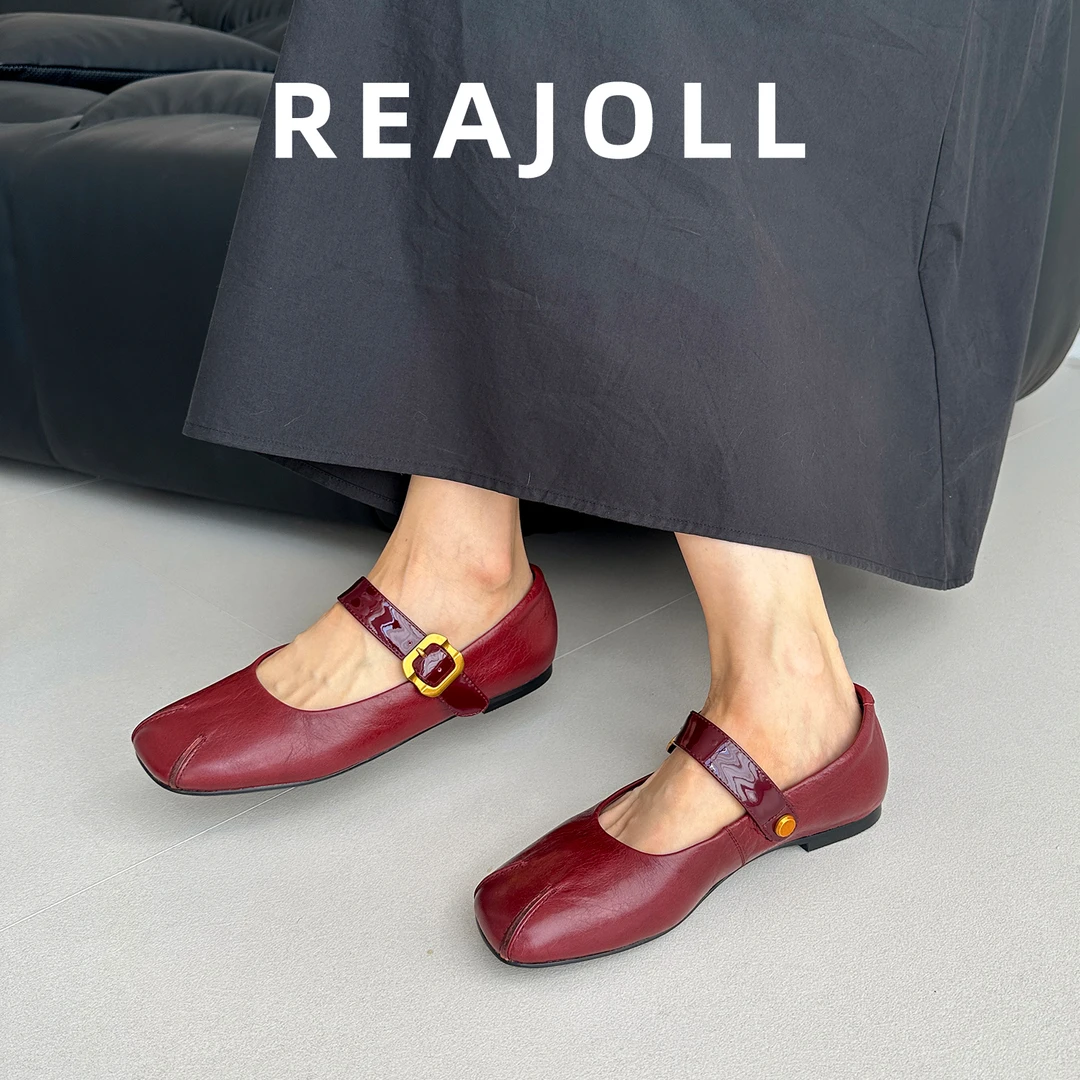 单鞋女鞋新款2025爆款时尚优雅平底法式配裙子的不累脚玛丽珍鞋子