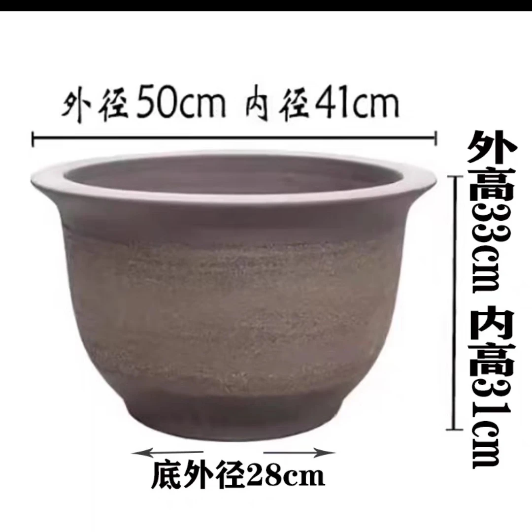 紫砂花盆有无孔菖蒲文竹拇指盆大小号防烂根菖蒲文竹拇指盆大小