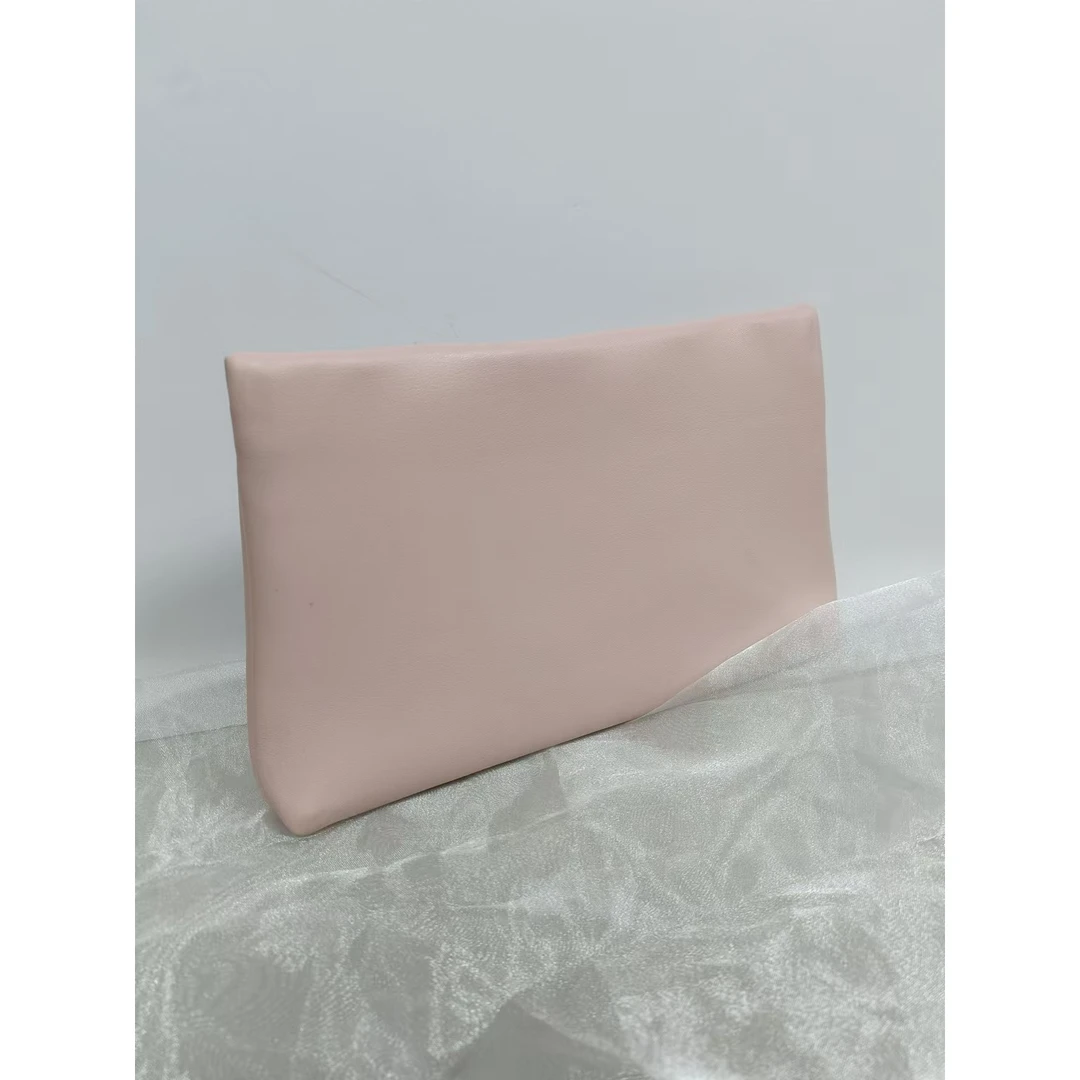 【D】粉pu珍珠收纳包666