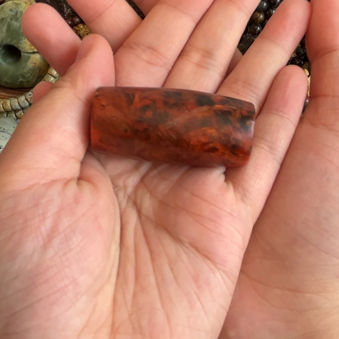 岫岩河磨玉（透闪石质玉）未镶嵌颈饰古**缘