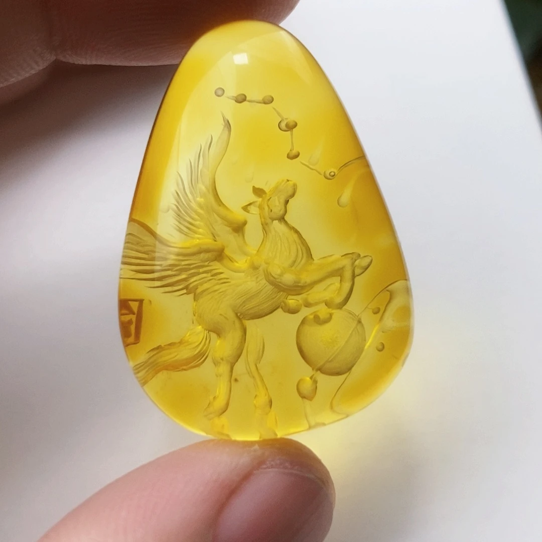 【闪购商品】金珀吊坠(不含链)未镶嵌