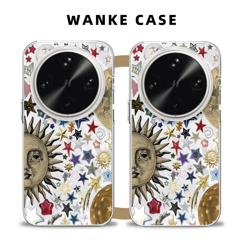 彩星太阳适用OPPOFindX8Pro手机壳可爱X8s+高级X8ultra羽纱保护套