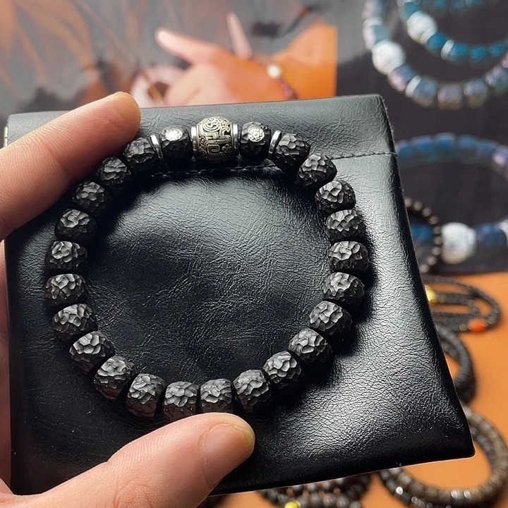 椰蒂手串10✖️8黑金无相貔貅