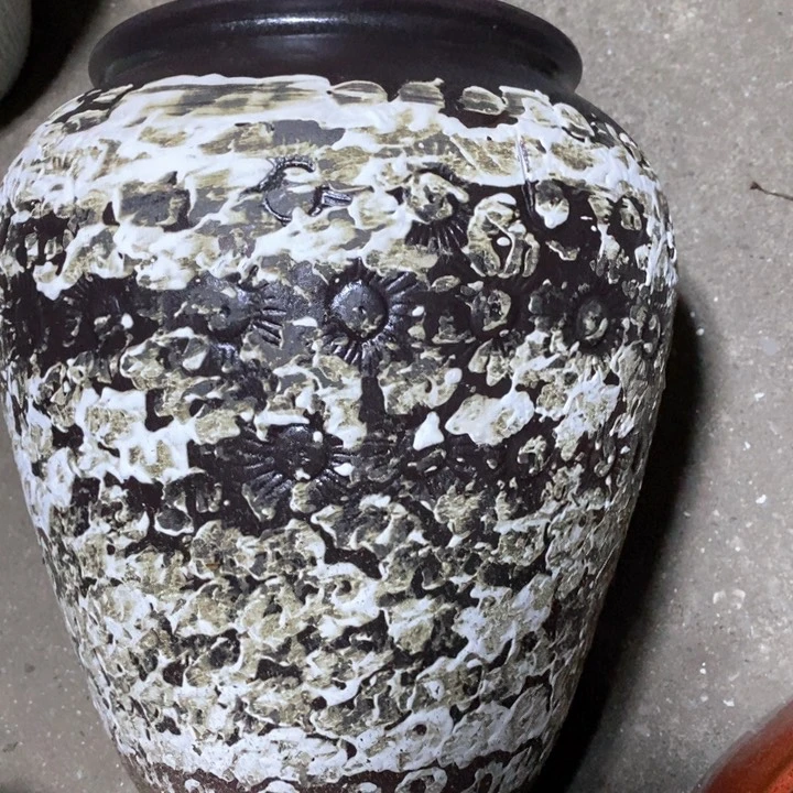 紫砂花盆高约30口约20