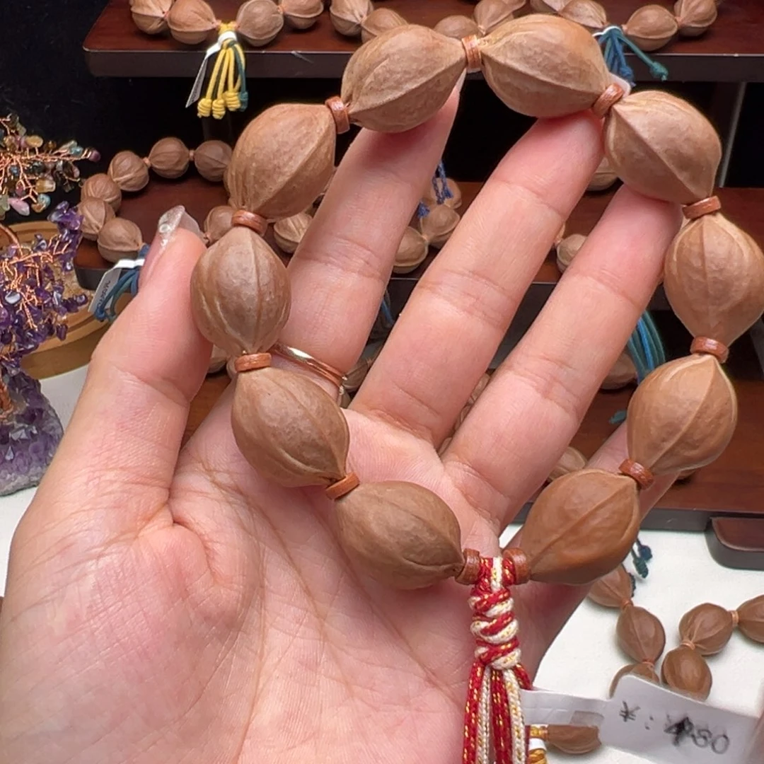 军***手串/手链橄榄核梅林铁核手串/16X24