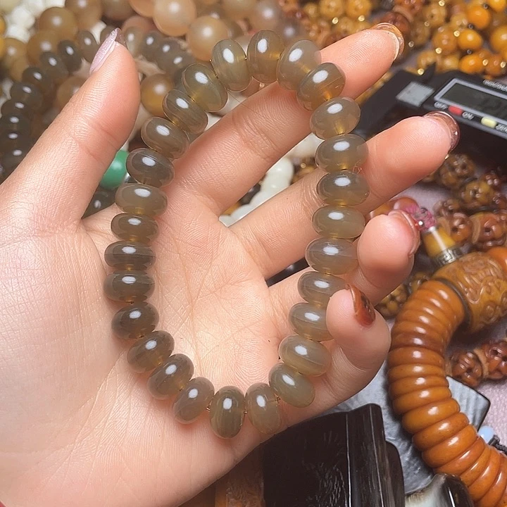 弓羊角算盘珠卡12手串