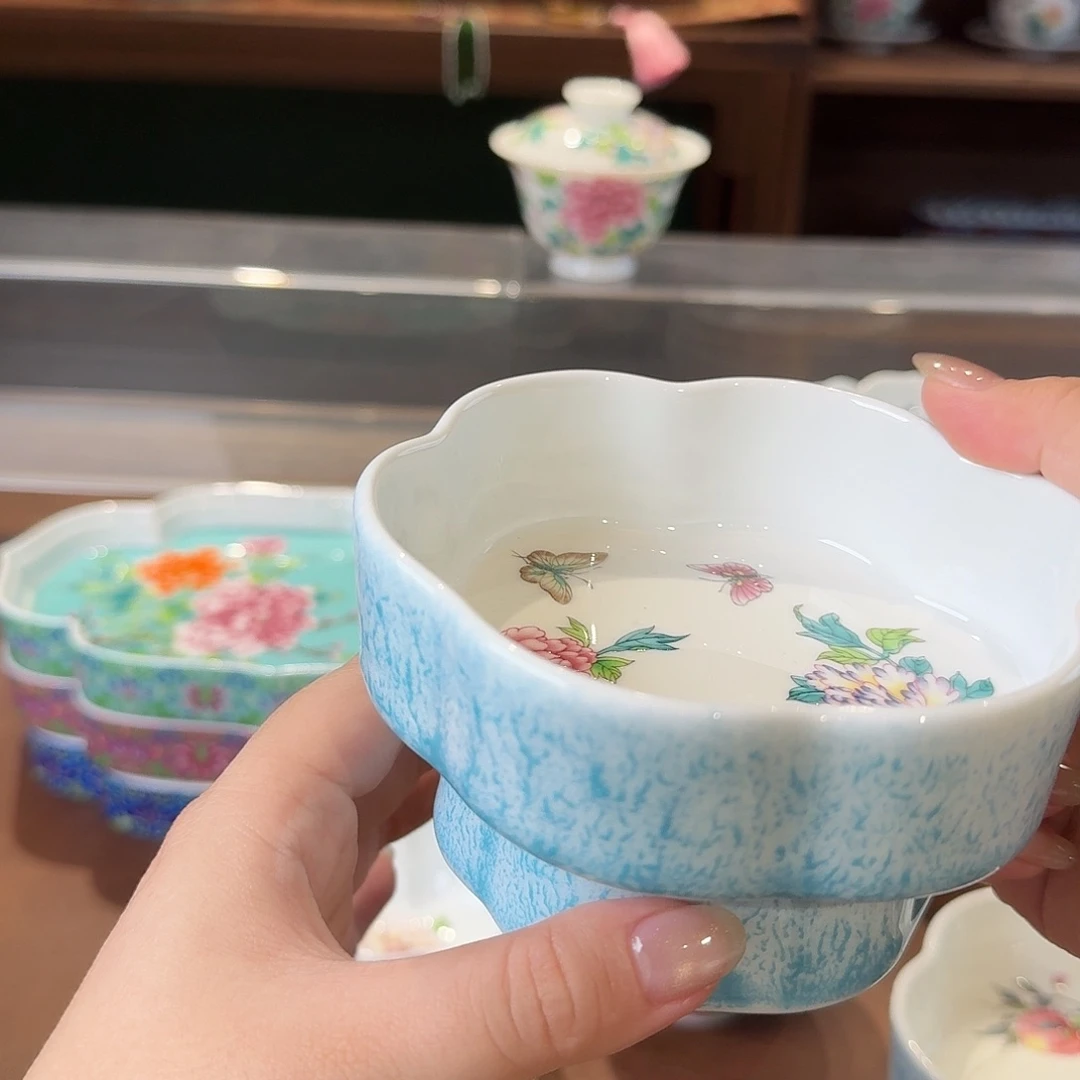 摩***根珐琅彩主人杯茶具套装