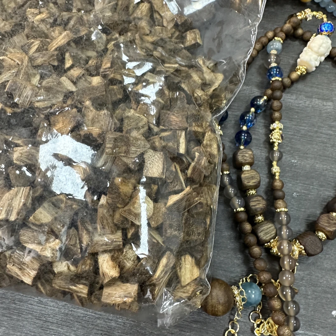 沉香碎料高油混搭熏香老料上炉 碎料