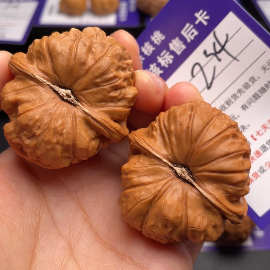 文玩核桃把件南瓜墩45尺