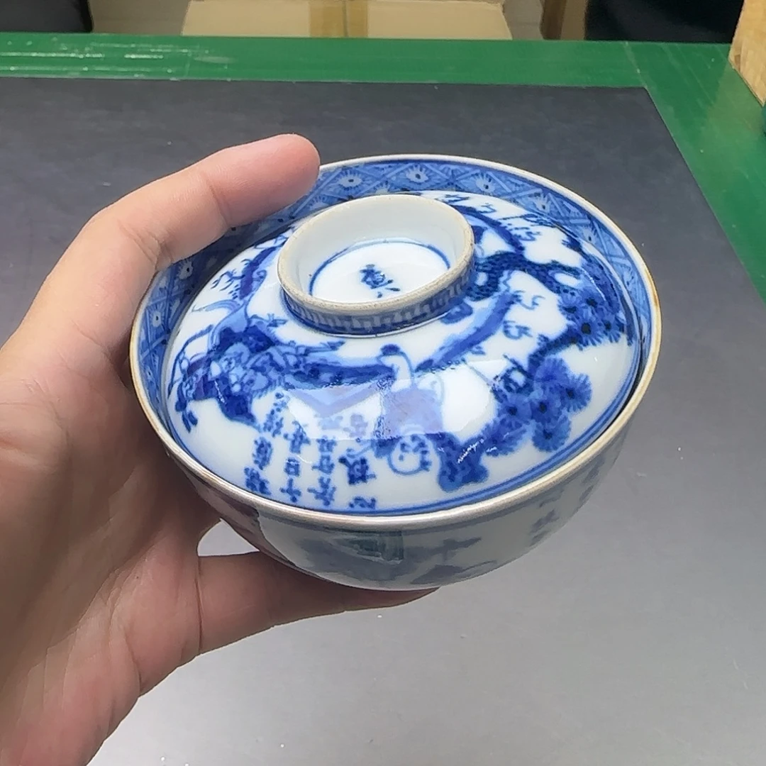 白瓷青花釉手工制作